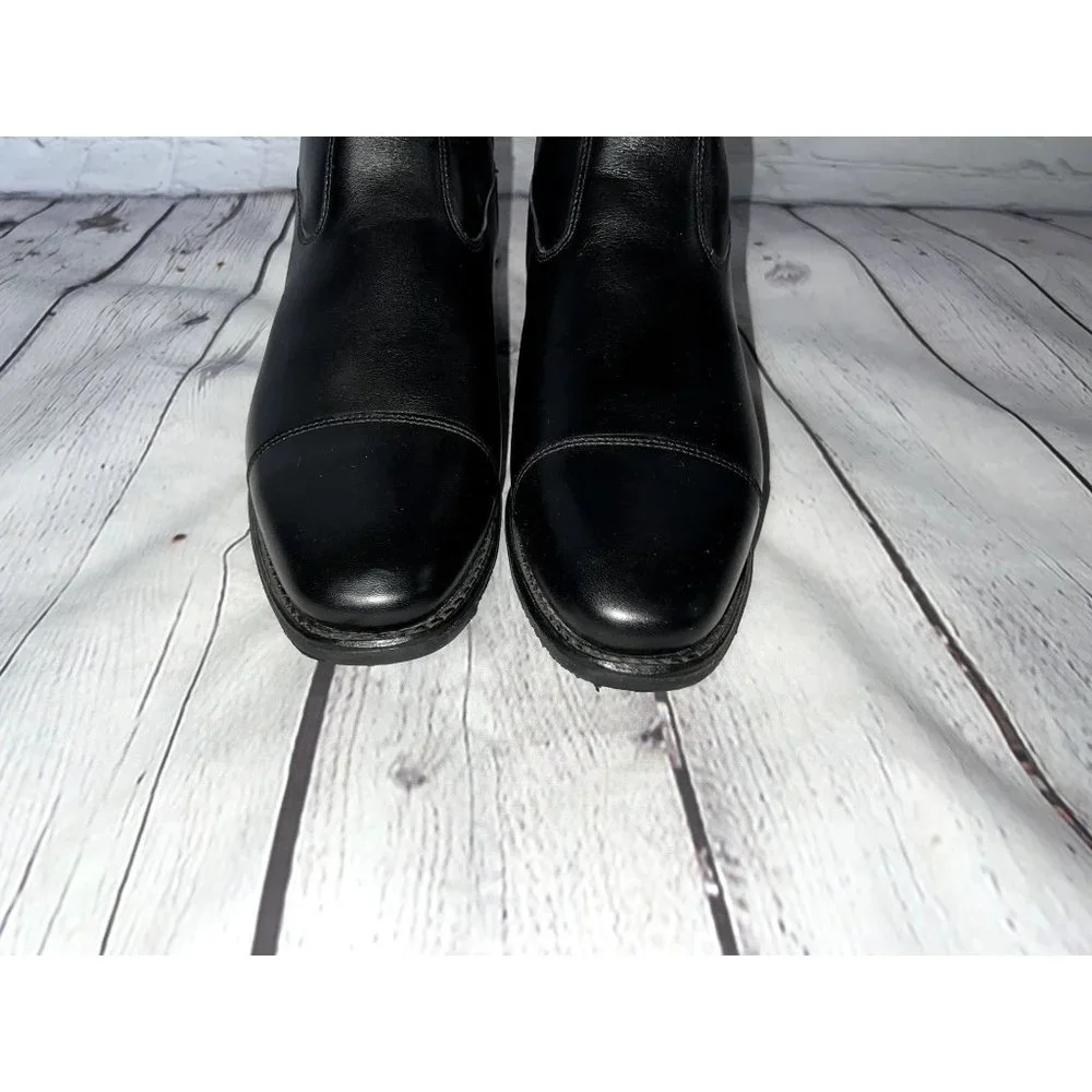 Women's DeNiro Salento Field Riding Boots Size 38 (7.5) Mid Calf NEW - Picture 9 of 10